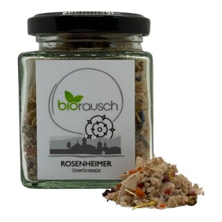 Biorausch - Rosenheimer Gewürzsalz - Nachfüllpack 85g