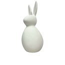 Keramik Hase "Holger" weiss Wischtechnik 34 cm