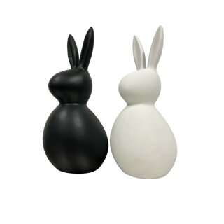 Keramik Hase "Holger" Wischtechnik 43 cm