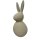 Keramik Hase "Holger" Wischtechnik 43 cm Beige