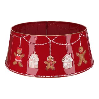 Tannenbaumkragen - Lebkuchen - 66 x 66 x 25,4 cm