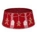 Tannenbaumkragen - Lebkuchen - 66 x 66 x 25,4 cm