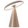 Schreibtischlampe LED mit Akku, 23 x 23 x 26 cm Taupe