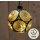 Glaskugel Marrakesch LED- Schwarz/Gold