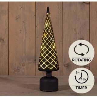 Glasbaum Diamant - Matt Schwarz