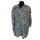 Musselinbluse mit Leomuster (bis 56/58) Schwarz