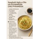schwarze Chili Pyramiden 80g