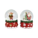 Schneekugeln santas swirl - ø 6,5 x 9 cm