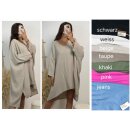 Musselin Oversized Tunika - Passend 36/38  68/70