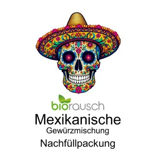 Biorausch - Mexikanische Gewürzmischung 170 g - Nachfüllpackung