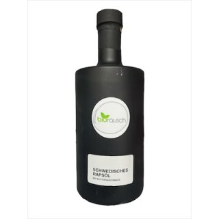 Biorausch - Schwedisches Rapsöl mit Buttergeschmack - 500ml