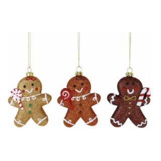 Zierhänger Gingerman - 8,6 x 2,8 x 10 cm