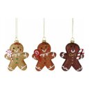 Zierhänger Gingerman - 8,6 x 2,8 x 10 cm