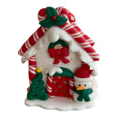 Lebkuchenhaus Leuchter 7,6 x 6,5 x 9 cm