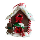Lebkuchenhaus Leuchter 7,6 x 6,5 x 9 cm