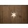 LED Stern 3D 12cm 1LED Batterie indoor 6/18Std.Timer - creme